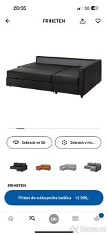 Prodám rozkládací pohovku FRIHETEN - 3