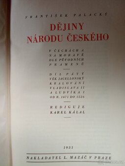 Palacký Dějiny národu českého v Čechách a v Moravě - 3