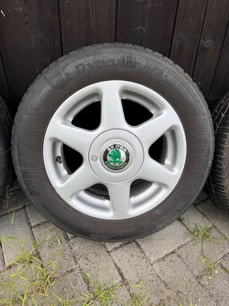 Prodám originální alu kola na Škoda Felicia - 3