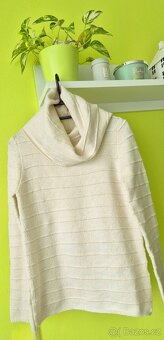 Smetanový rolák se zlatými nitkami - 3