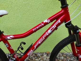 Značkové dětské kolo Superior 24" (červená) - 3