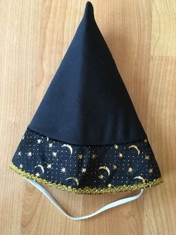 Dětská halloweenská/čarodějnická čepice (věk 5-10 let) - 3