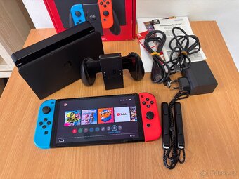 🎮 Nintendo Switch (OLED model) – Neon Blue / Neon Red - 3