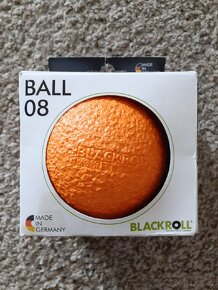 NOVÝ Blackroll Ball 8cm oranžová, masážní míček - 3