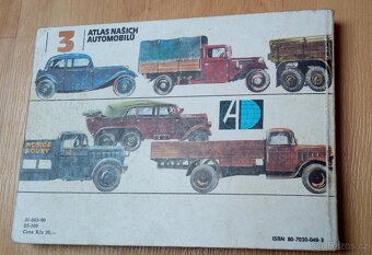 Atlas našich automobilů 3 , 1929 - 1936. Pěkný. Tatra, Škoda - 3