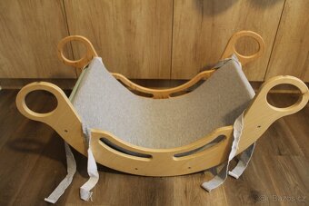 Dětská Montessori houpačka 5v1 elisdesign vč. potahu - 3