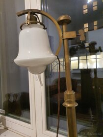 Stará mosazná lampa funkční - 3