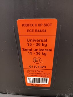 Britax romer kidfix II isofix - 3