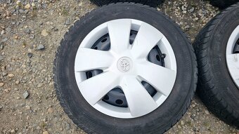 Sada 14" disků Toyota 4x100 + zimní pneu Nokian - 3