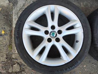 16"letní alu sada Atria 5x100 origo Škoda Fabia 2 Roomster - 3