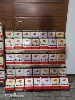 stará plechovka Mobiloil Paegas 2l - 3