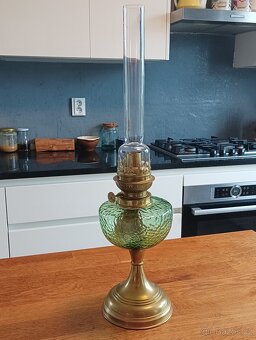 ART DECO STAROŽITNÁ PETROLEJKA BOINSOT PARIS KOLEM 1920 - 3