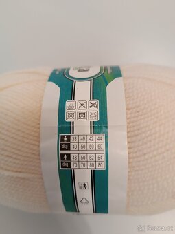 Pletací příze / vlna – PERLETA luxus – 5 klubíček – NOVÁ - 3