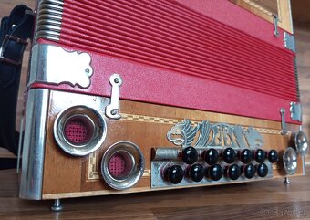 Heligonka (harmonika,akordeon) Hlaváček v TOP stavu - 3