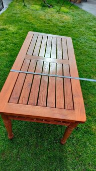 Stolek z teakového dřeva 120x55cm, výška-50cm - 3