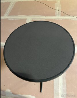 Skládací bistro stůl – černý, 108 × 68 cm - 3