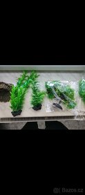 Prodám akvarijní dekorace + umělé rostliny - 3