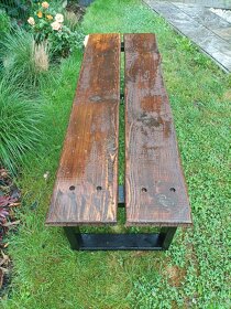 Zahradní lavička délka 160 cm - 3