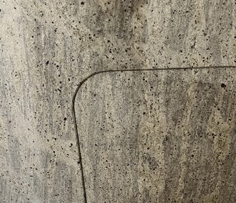 Kuchyňská kamenná deska s dřezem – 200×80 cm - 3