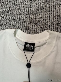 tricko stussy basic tee white - 3