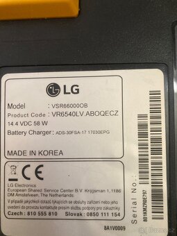Robotický vysavač LG VSR66000OB - 3