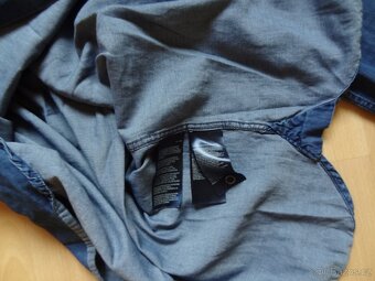 pánská Hilfiger Denim tm.modrá košile plátno, dl.ruk,ba L-XL - 3