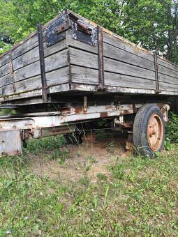 Vlečka sklápěcí za traktor - 3
