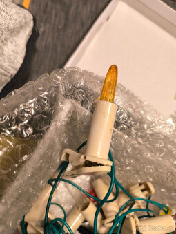 Staré vánoční svíčky Zlatokov,vánoční světýlka,osvětlení - 3