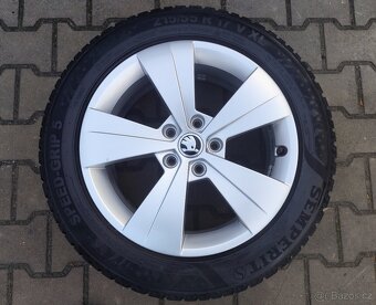 Alu kola originál Škoda Superb III 5x112 R17 Triton - 3