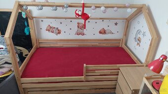 Domečková postel s šuplíkem Elis Desing, 90x180, masiv - 3