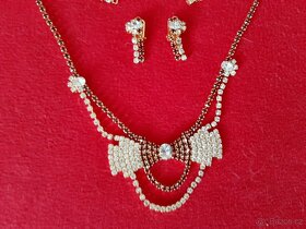 Vintage souprava originální jablonecké bižuterie - TOP STAV - 3