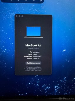 Macbook Air M3 13" 16GB/256G 100% baterie - 3