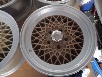 15" alu disky kola, BBS Mahle na Mercedes W115,W123,.. - 3