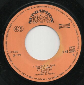 Jiří Schelinger – Šípková Růženka • Sníh A Mráz (SP) - 3