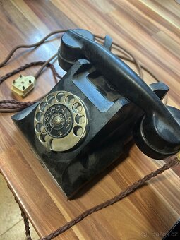 Starožitný telefon Prchal-Ericsson - 3