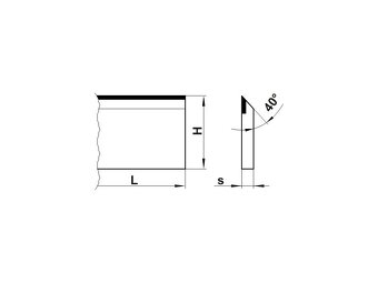 Hoblovací nůž 150x30x3 HM - 3