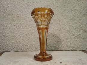 Stará broušená váza Egermann - 3