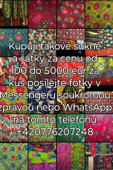 Koupím šátky a sukně kašmírové - 3