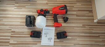 Aku stříkací pistole,pro baterie Makita 18V,2xAku+nabíječka. - 3