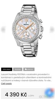 Festina luxusni dámske hodinky Nove - 3