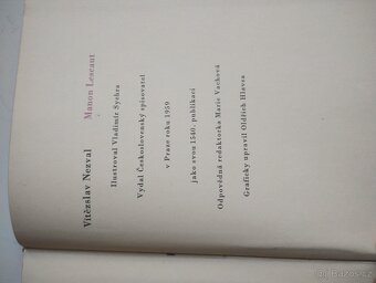 Manon Lescaut, Vítězslav Nezval - 3