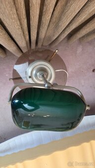 Lampa bankéřka, starožitná lampa - 3