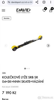 SRB kolečkové lyže skate - 3