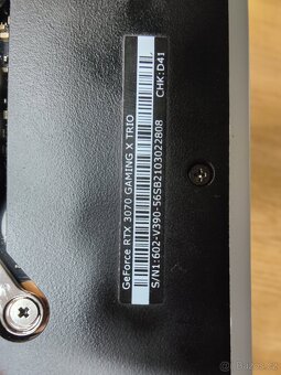 RTX 3070 msi gaming x trio - 3