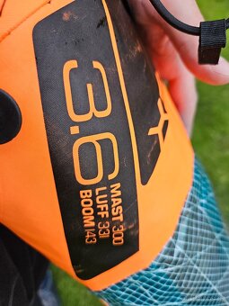Prodám dětskou plachtu Severne na windsurfing 3,6m² - 3