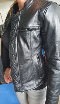 dámská kožená bunda na motorku Rebelhorn Hunter vel.XS, NOVÁ - 3