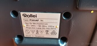 Prodám Diaprojektor Rollei autofokus P 350 - 3