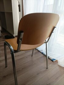 Konferenční židle Iso dřevěná 4 ks - 3