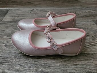 Dětské růžové baleríny vel. 28 - 3