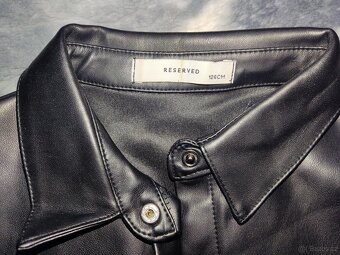 Dívčí koženkové šaty - 3